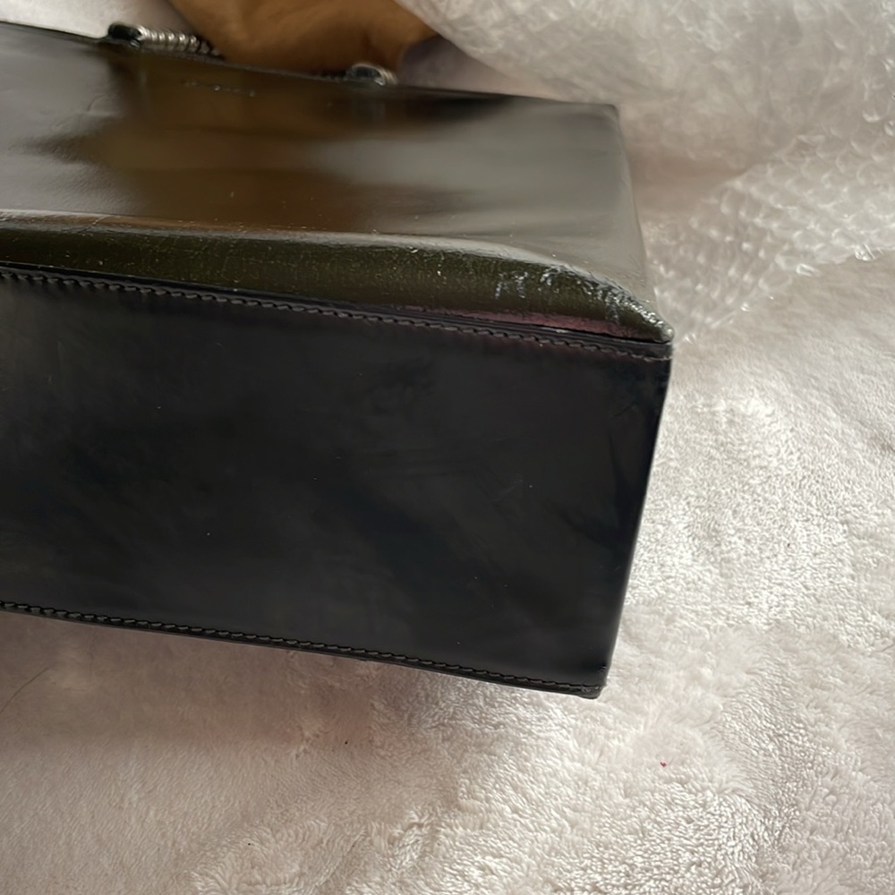 LOEWE 2way authentic with silver snake bone handle. Beautiful color. - Picture 11 of 16